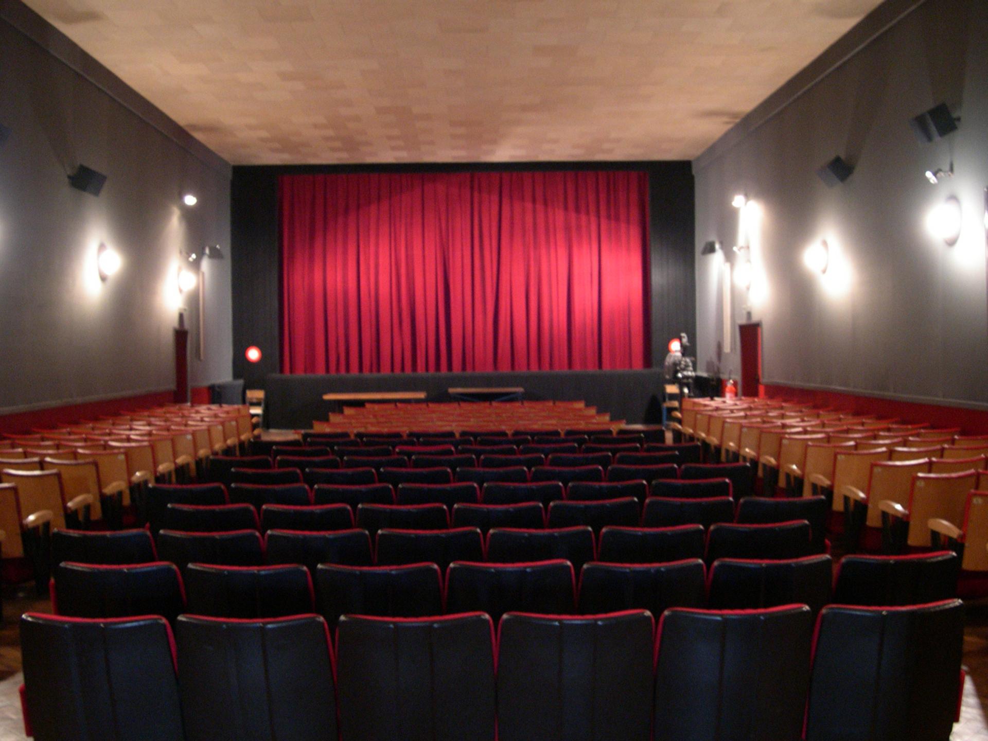 La salle de cinéma : 290 places - écran de 8 mètres - son Dolby Stéréo