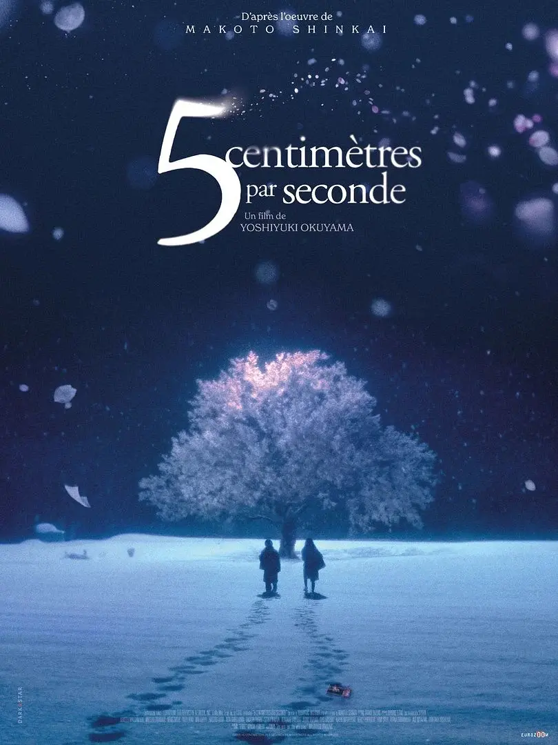 Affiche du film 5 centièmetres par seconde