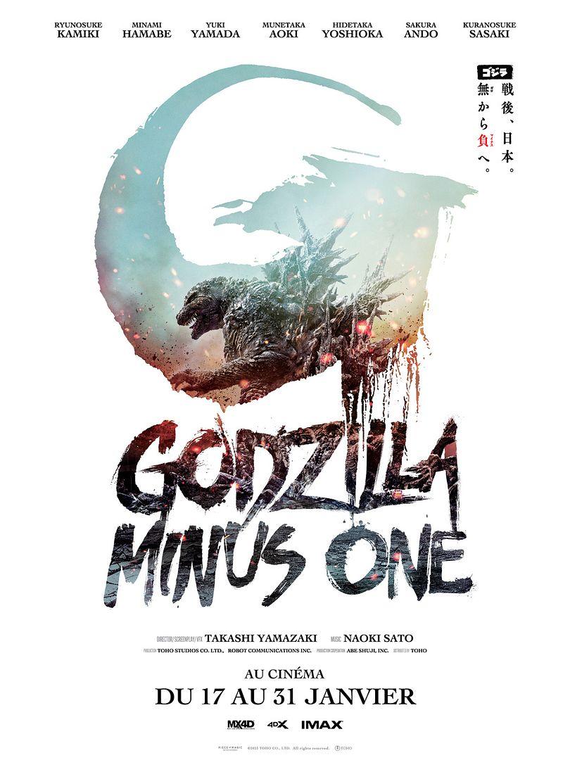 Affiche du film Godzilla minus one