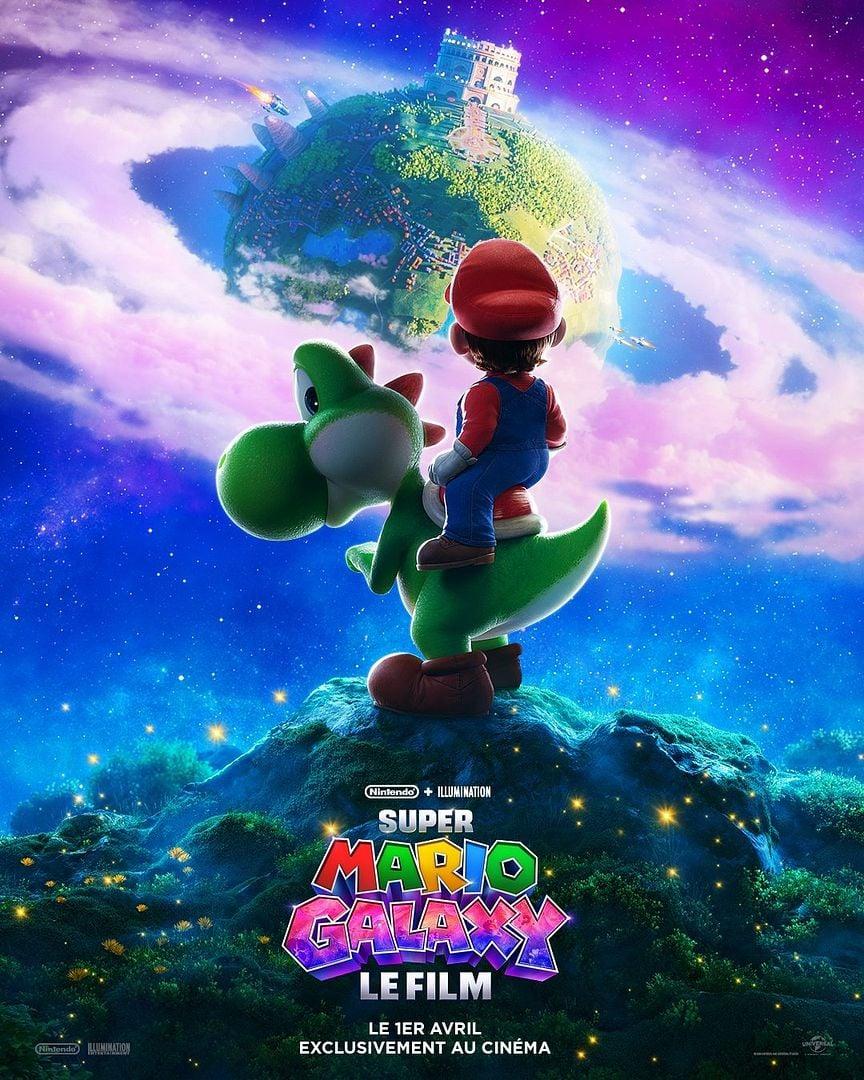 Affiche du film Super Mario Galaxy, le film